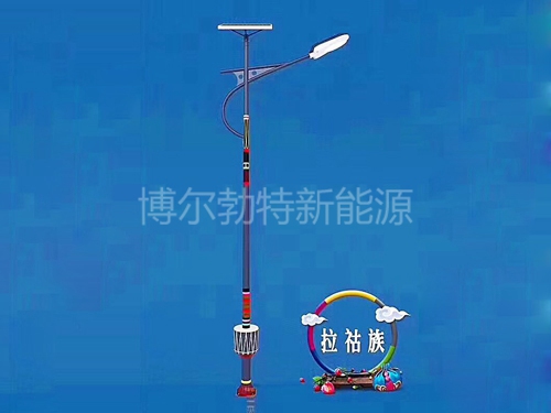 民族特色太阳能路灯